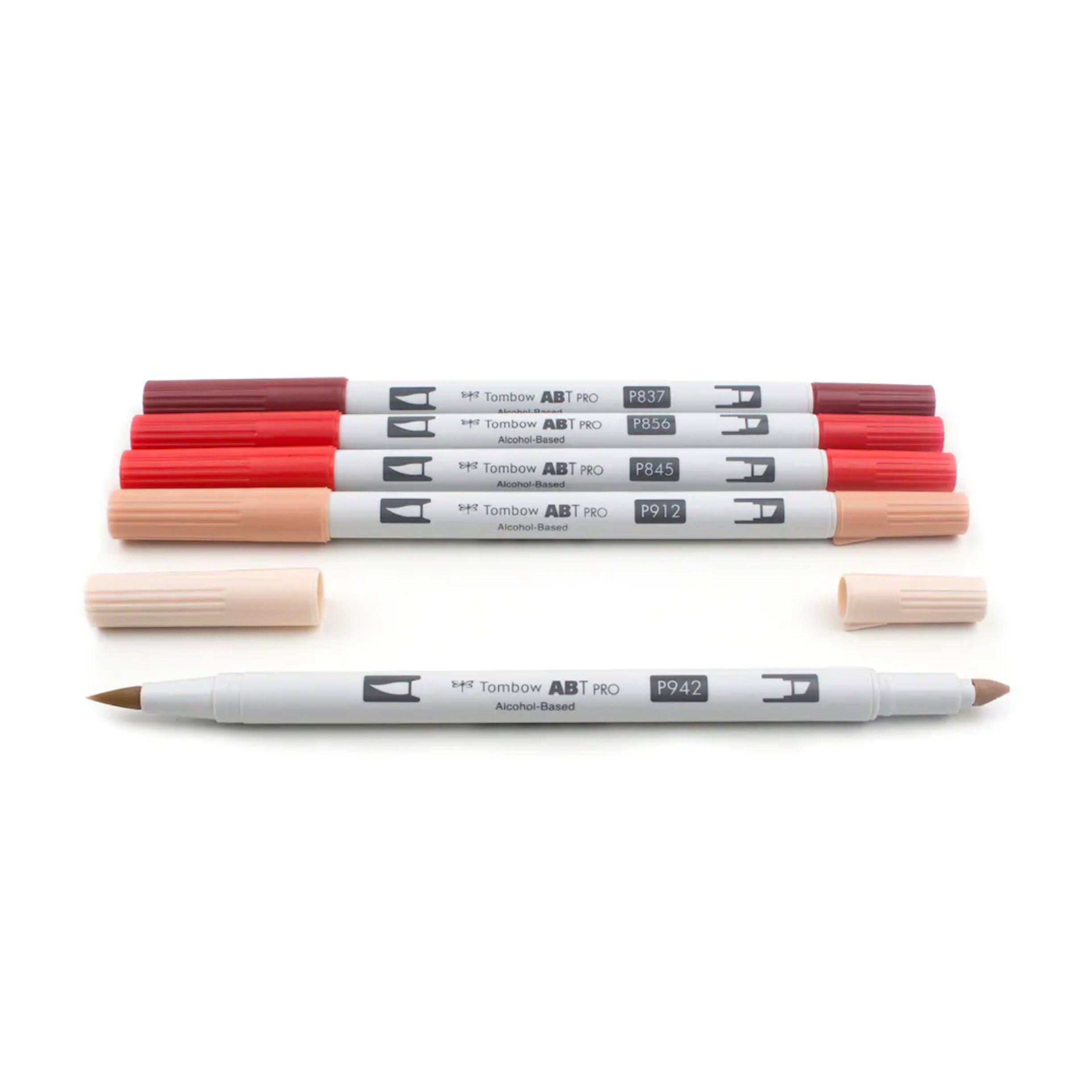 Tombow ABT PRO Alcohol-Based Markers, Red Tones Set of 5