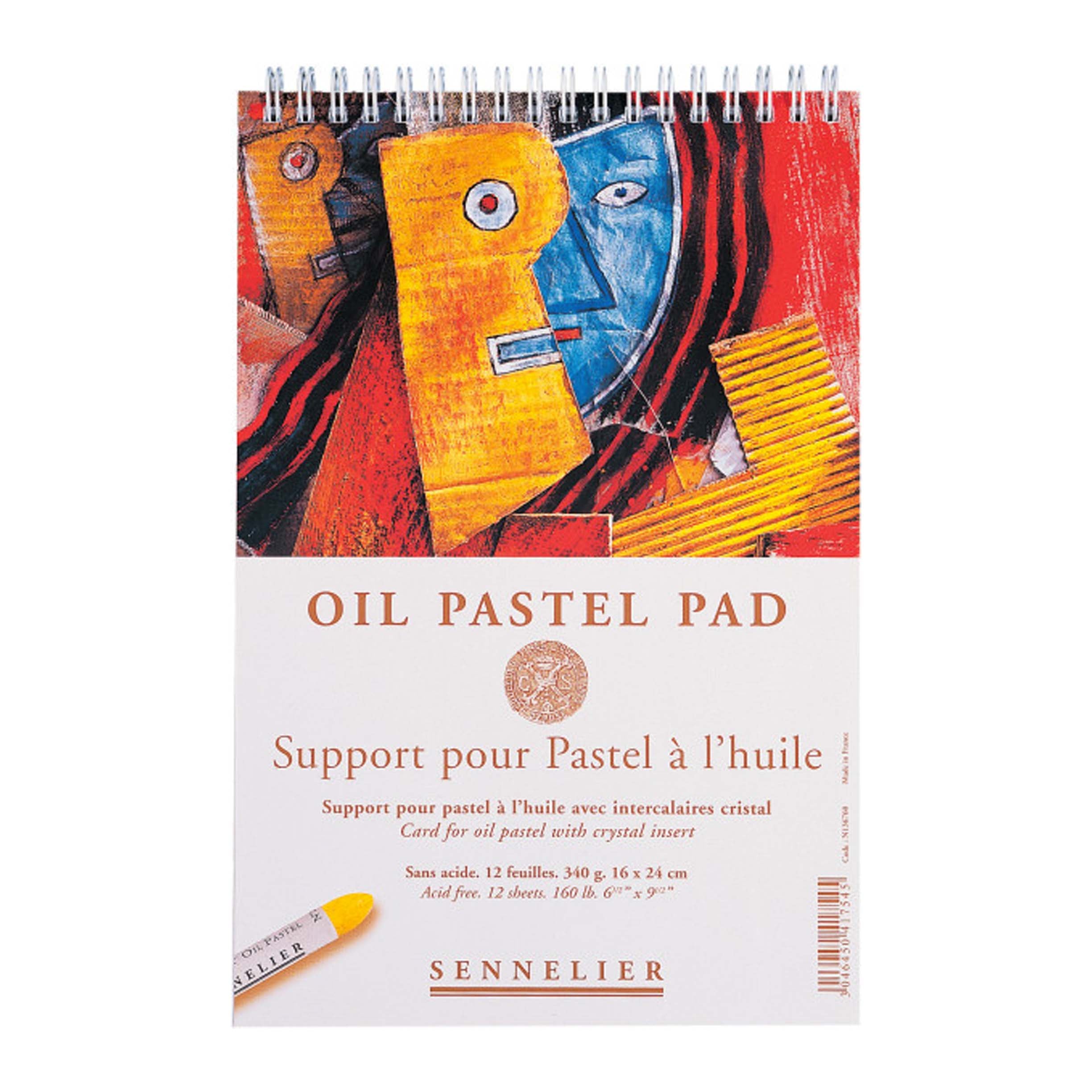 Sennelier Oil Pastel Cards Spiral-Bound Pad