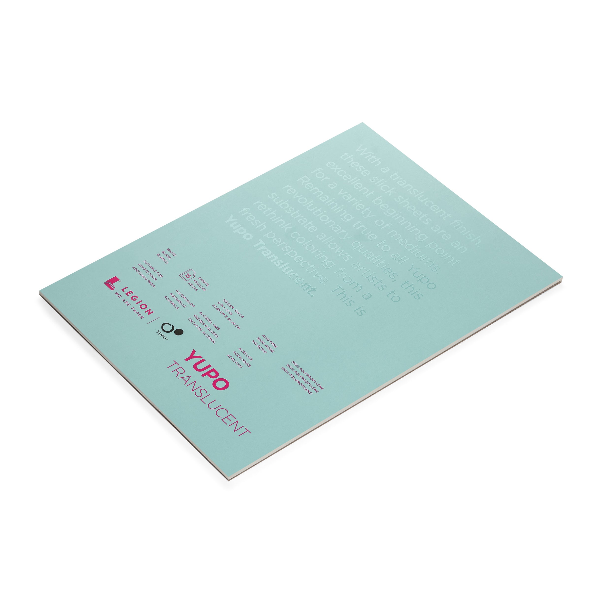 Yupo Translucent Paper Pad by Legion Paper