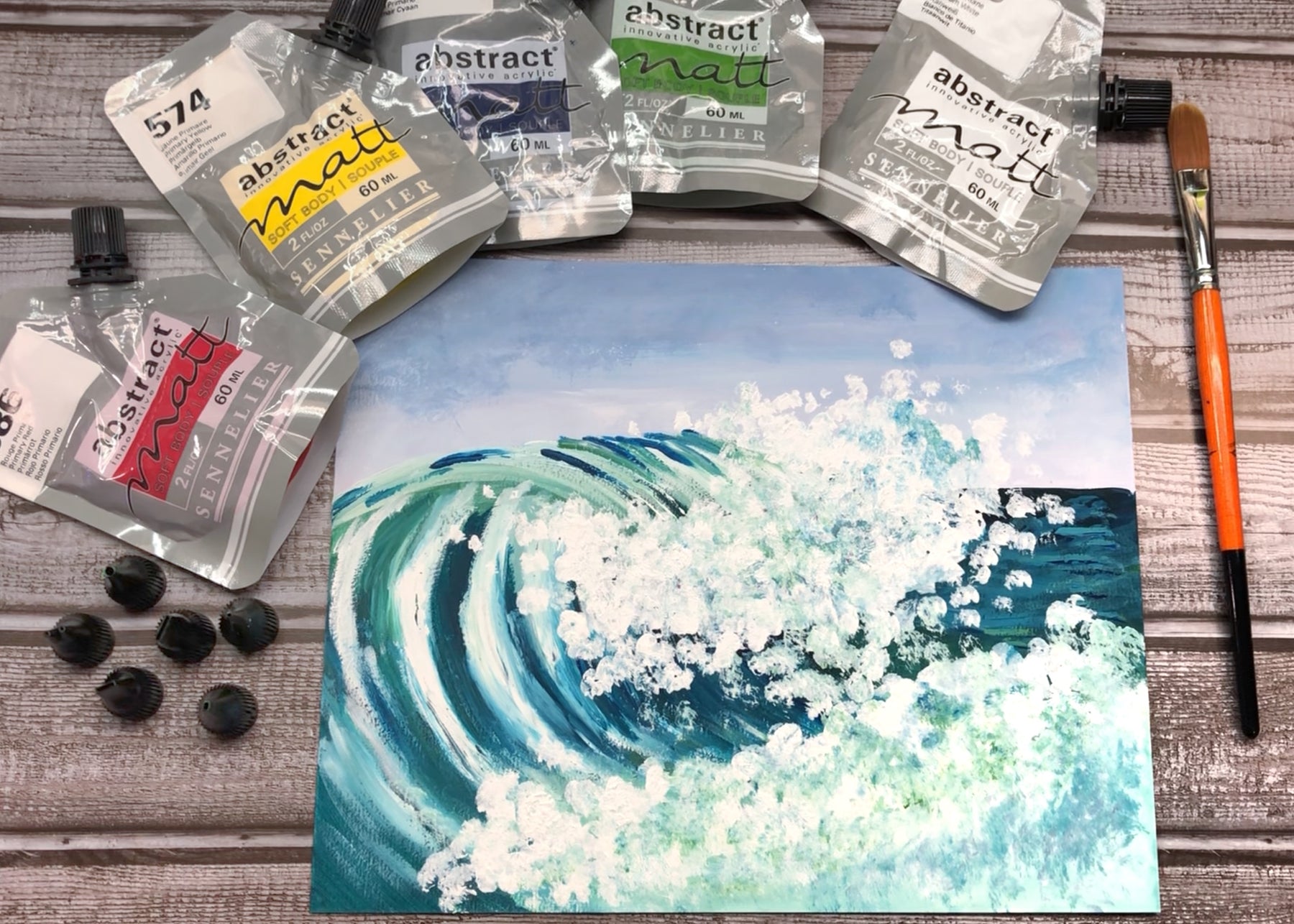 Paint a Seascape With Acrylics