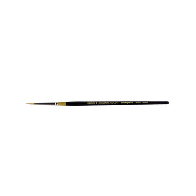 KINGART™ Original Gold 9000 Series Golden Taklon Brush, Round Size 2 - ArtSnacks