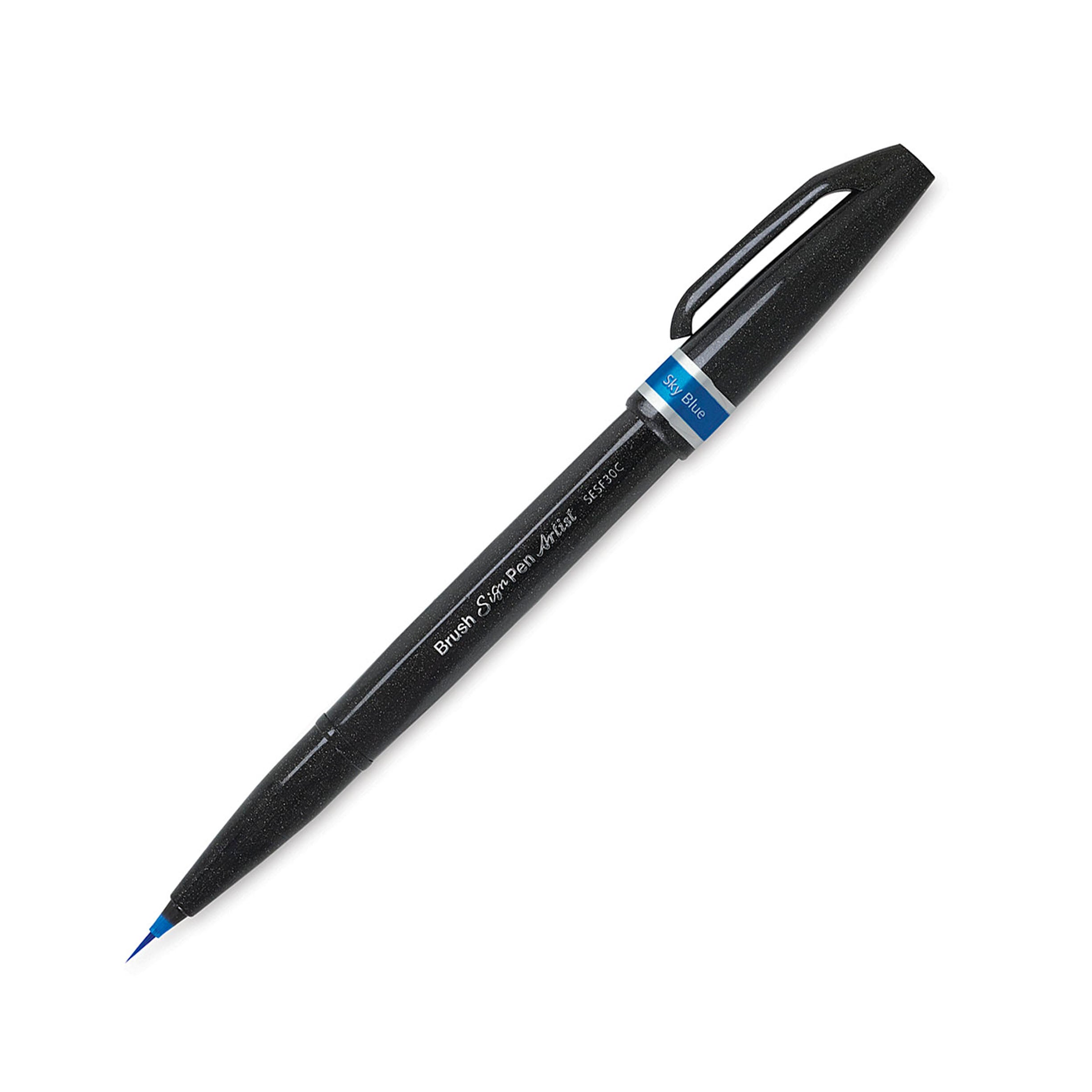 Pentel Sign Pen Micro Brush Sky Blue
