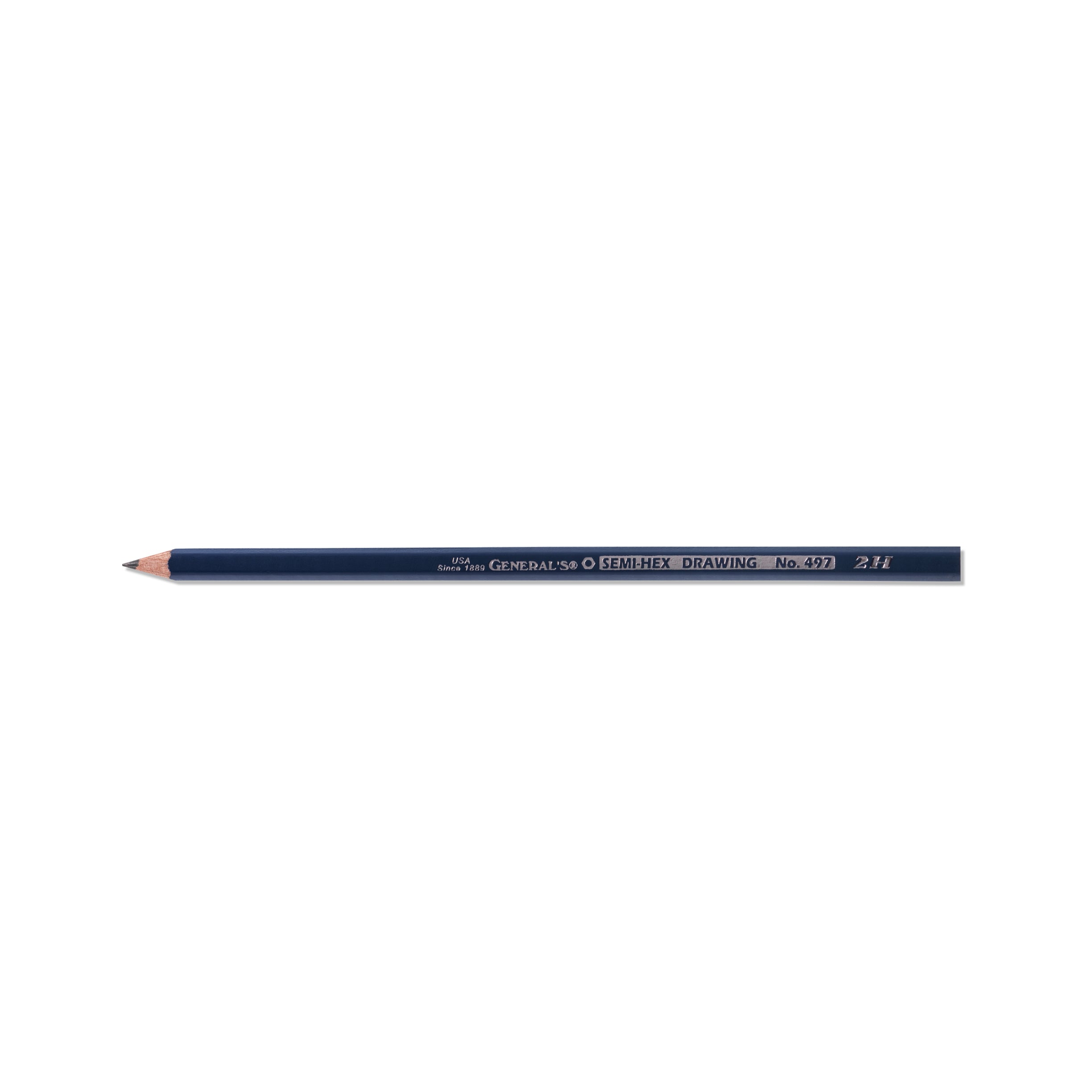 General’s Semi-Hex 2H Drawing Graphite Pencil #497 - ArtSnacks