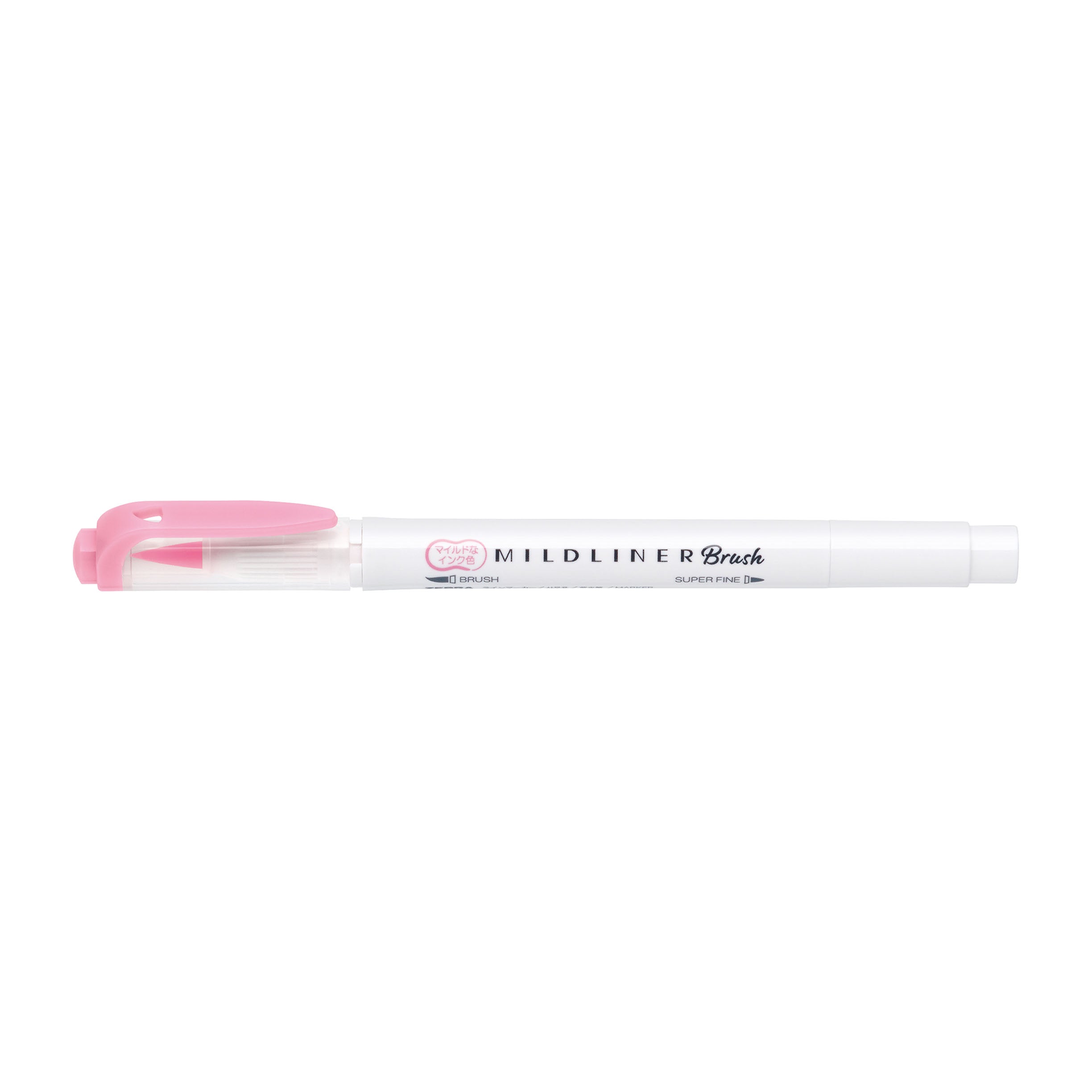 Zebra Mildliner Double-Ended Brush Pen Pink