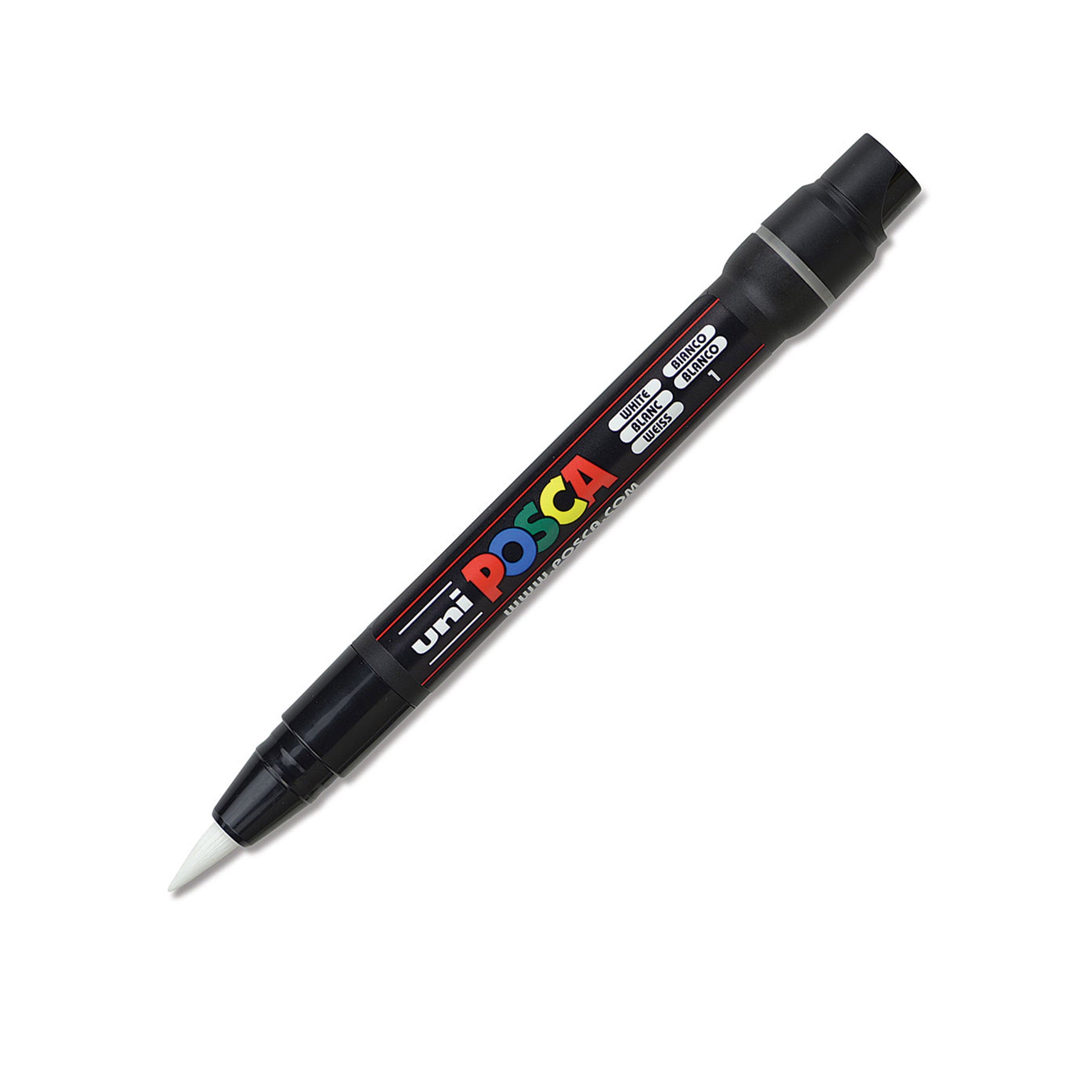 Posca PCF-350 Brush Black Paint Marker