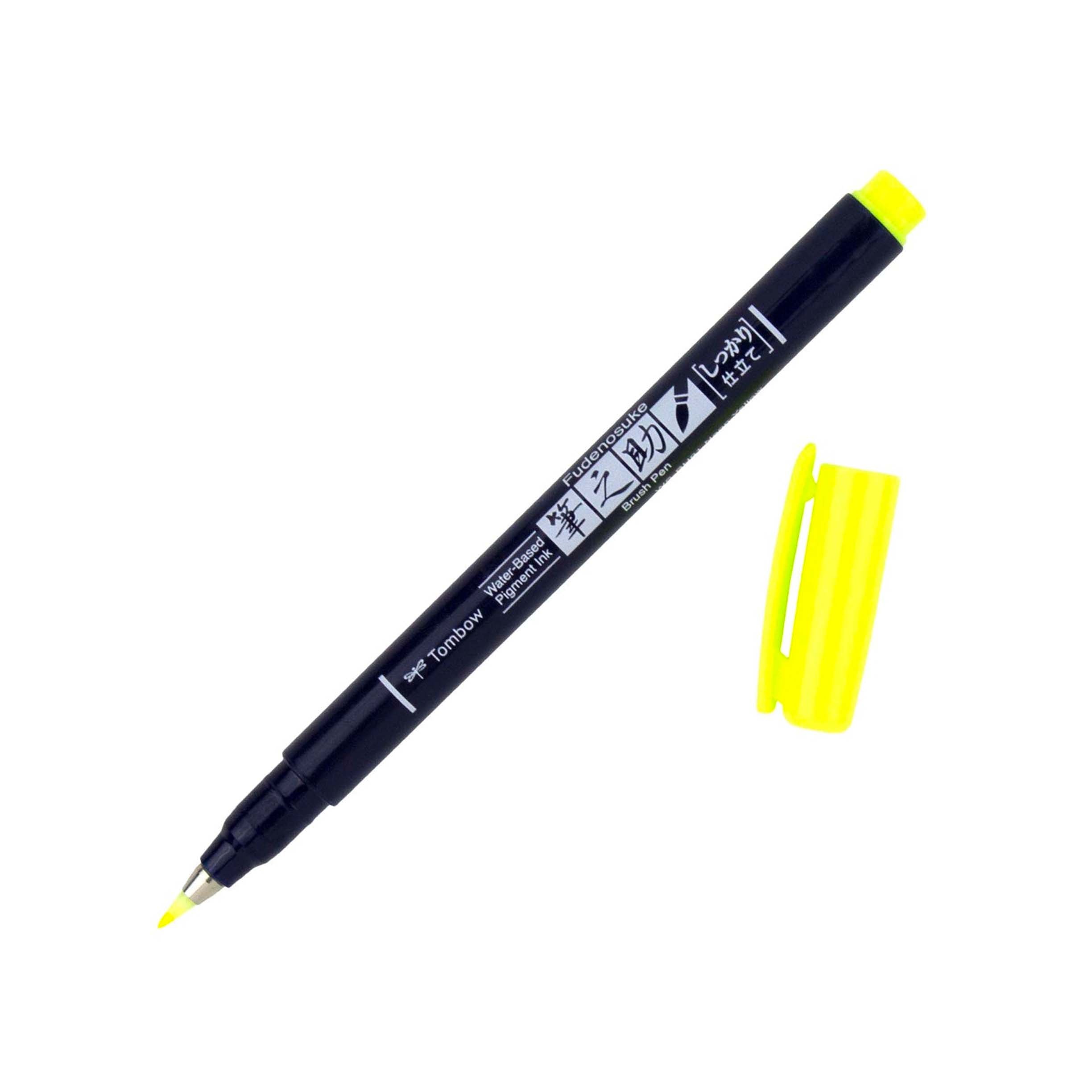 Tombow Fudenosuke Neon Brush Pen