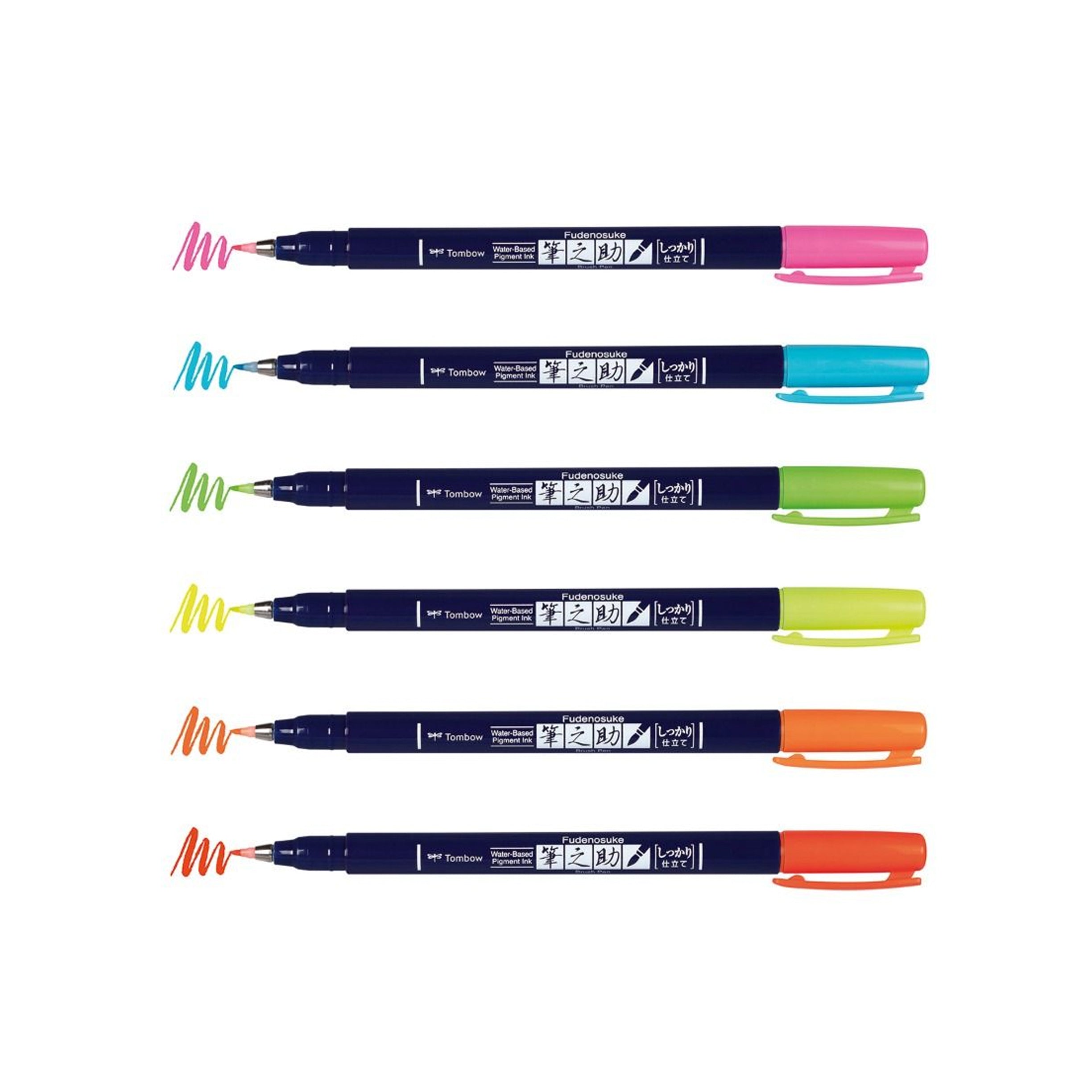 Tombow Fudenosuke Neon Brush Pen