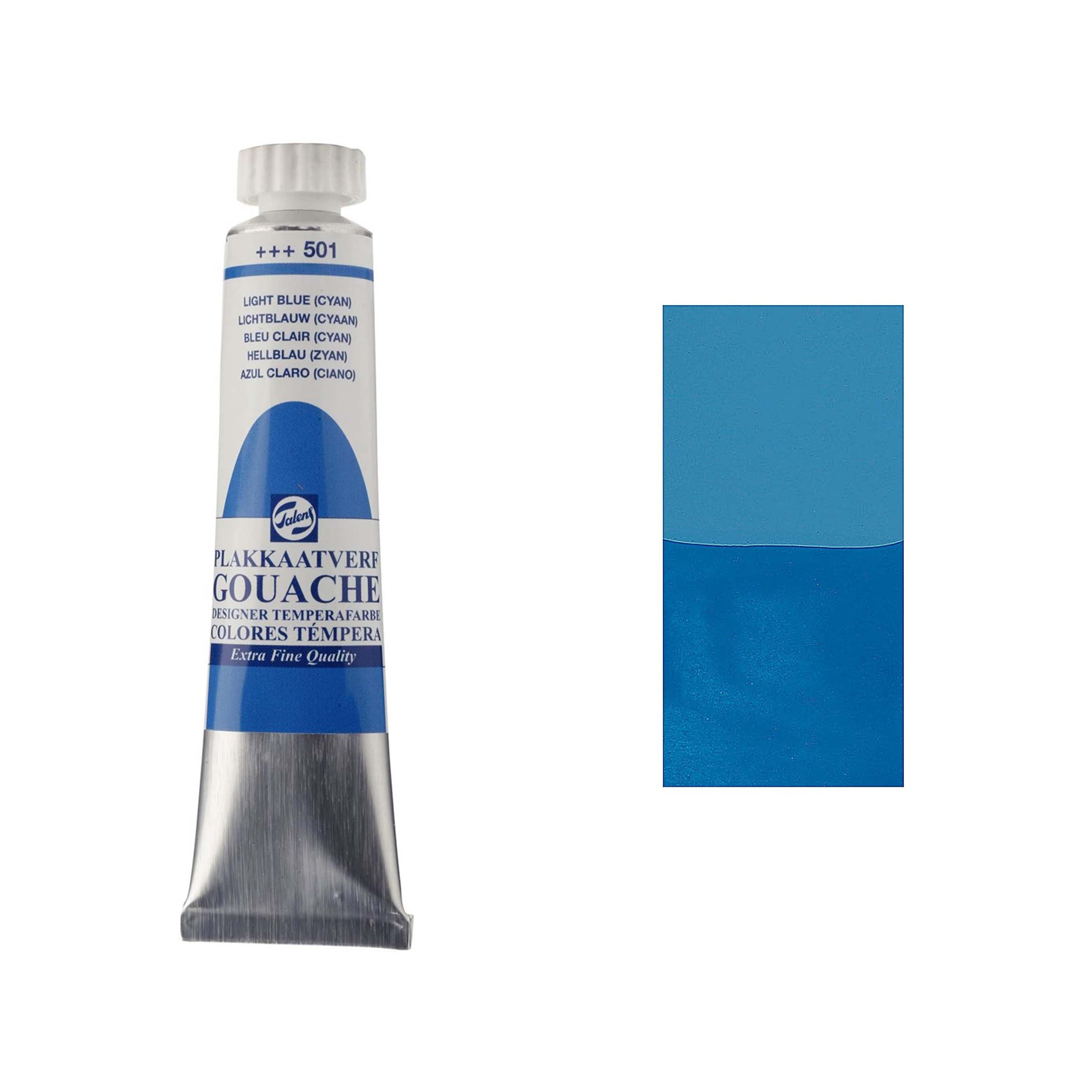 Royal Talens Gouache - Azure Blue, 20 ml tube