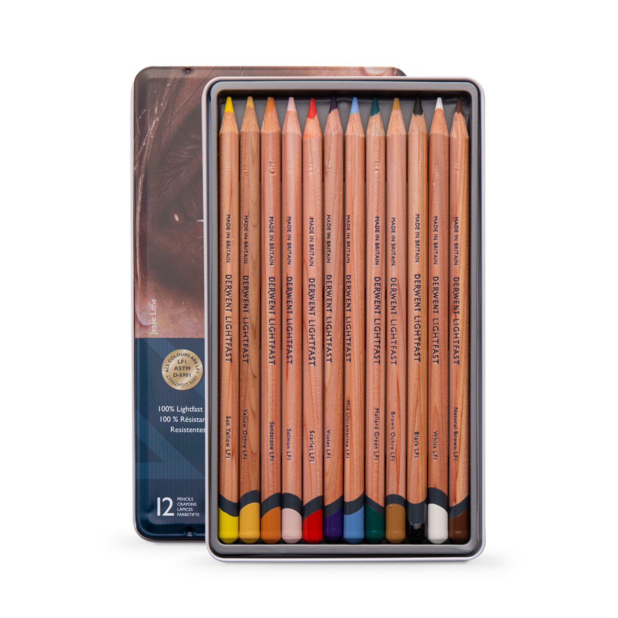 Derwent Lightfast Colored Pencils, Set of 12