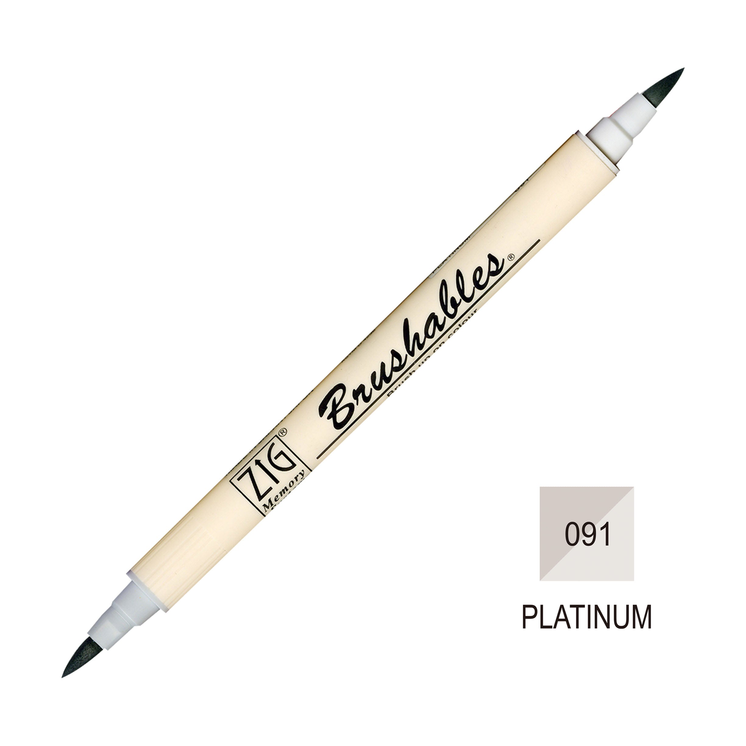 KURETAKE ZIG BLACK & WHITE Ultra-fine Brush pen Set