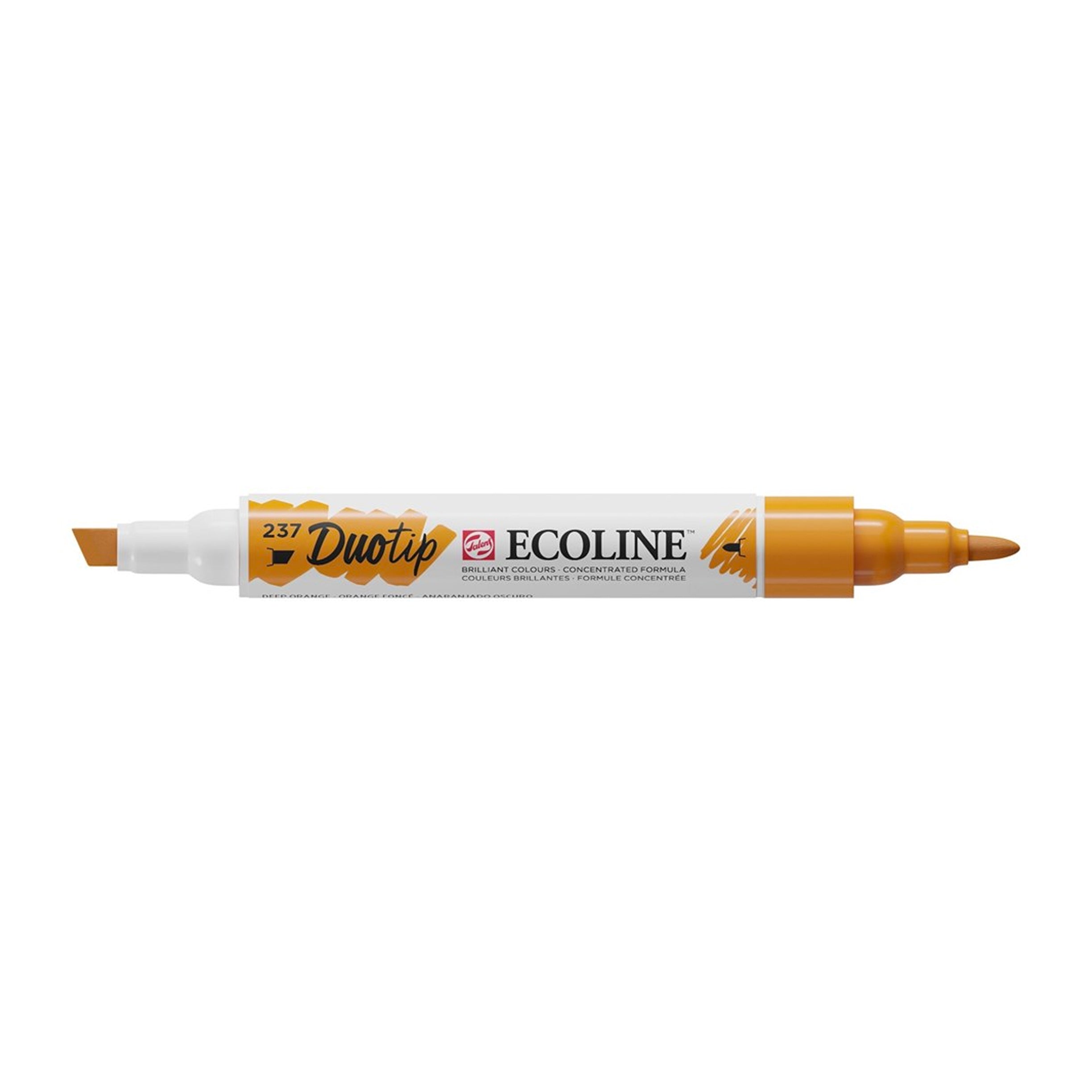 Talens Ecoline Watercolor Brush Pen Deep Orange 237