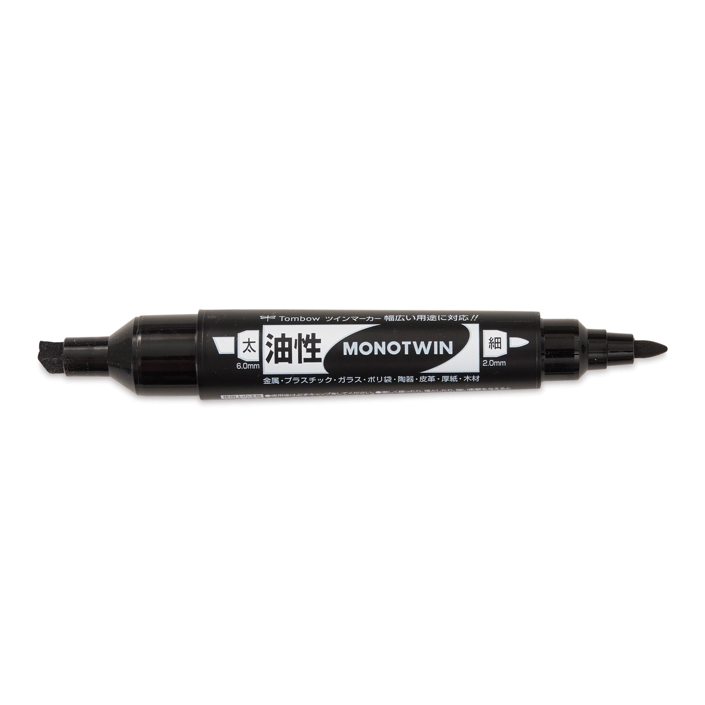 Tombow MONO Twin Permanent Marker, Fine & Chisel Tips