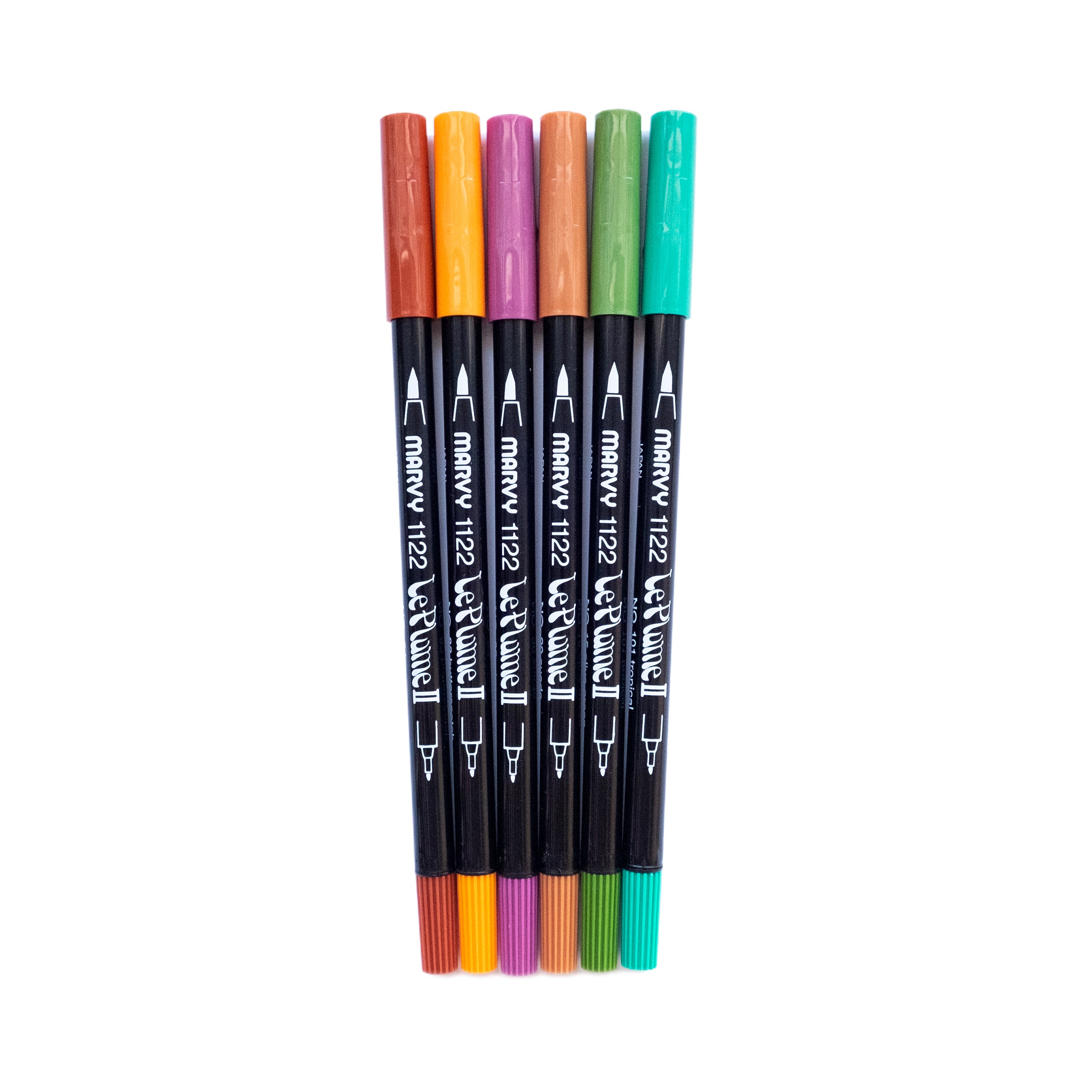 Uchida Color in Double-Ended Markers 6/Pkg Natural