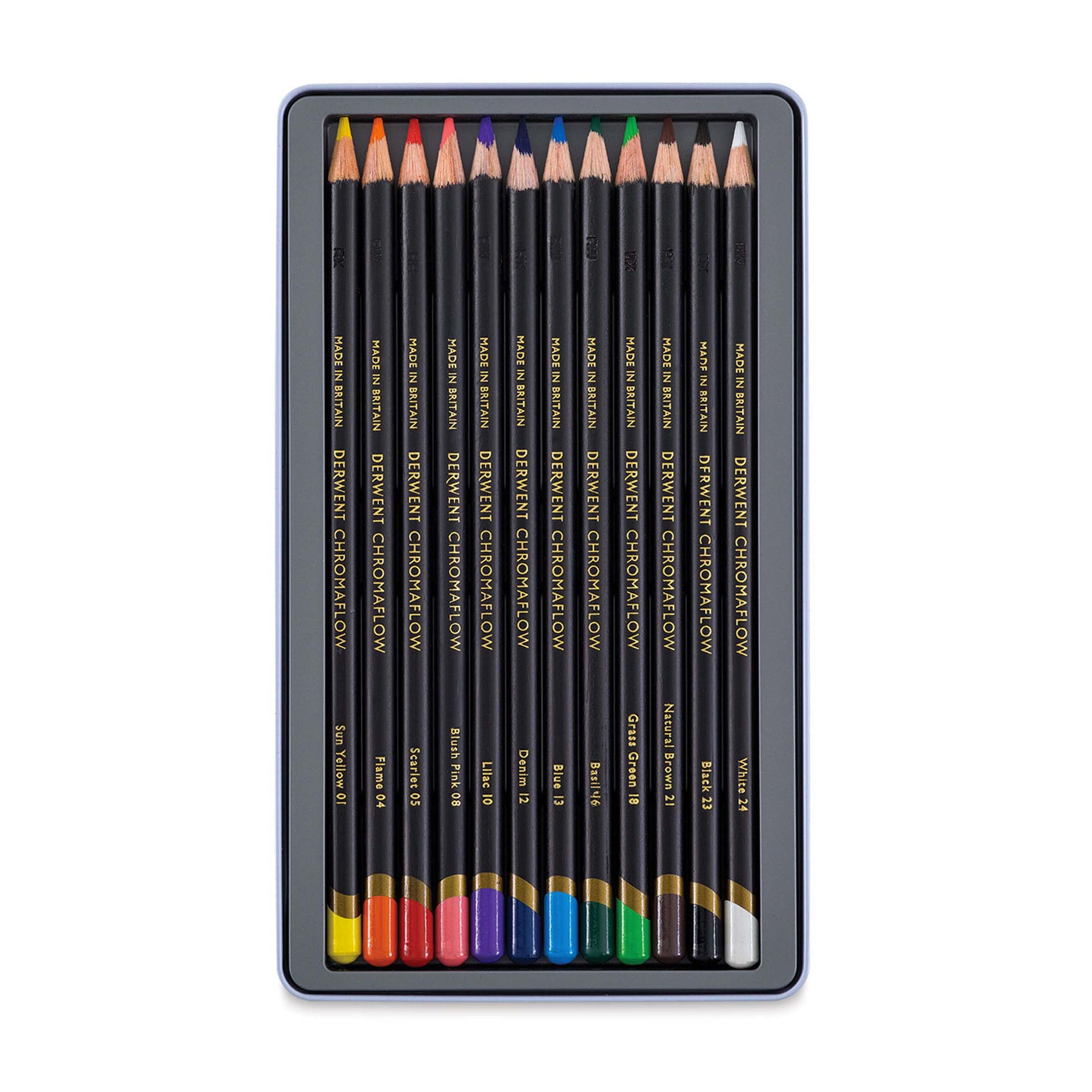 Derwent Chromaflow Colored Pencils, Set of 12