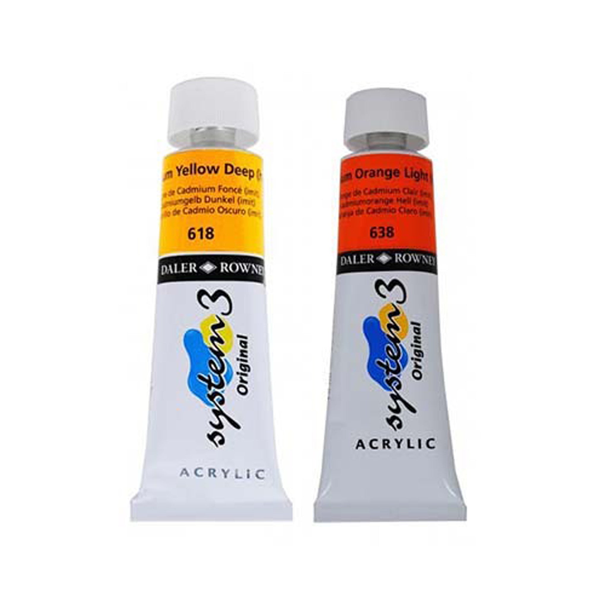 System 3 Acrylic Ink 29.5ml Cadmium Orange Hue