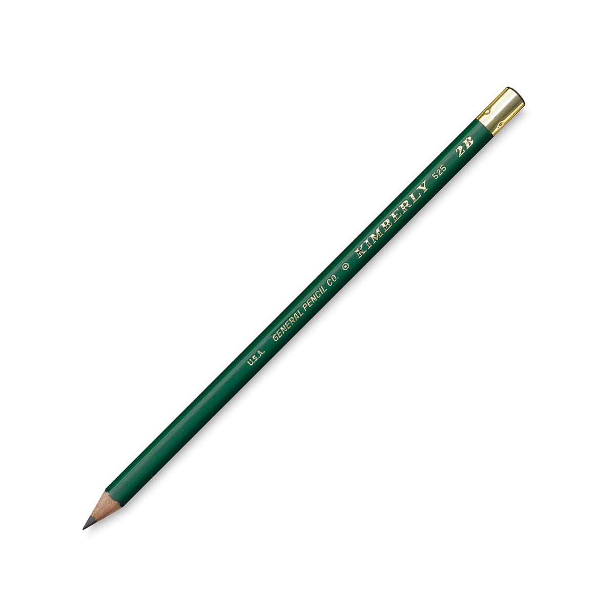 General Pencil 406765 Sax Solid Drawing Pencil, 4H Tip, Black