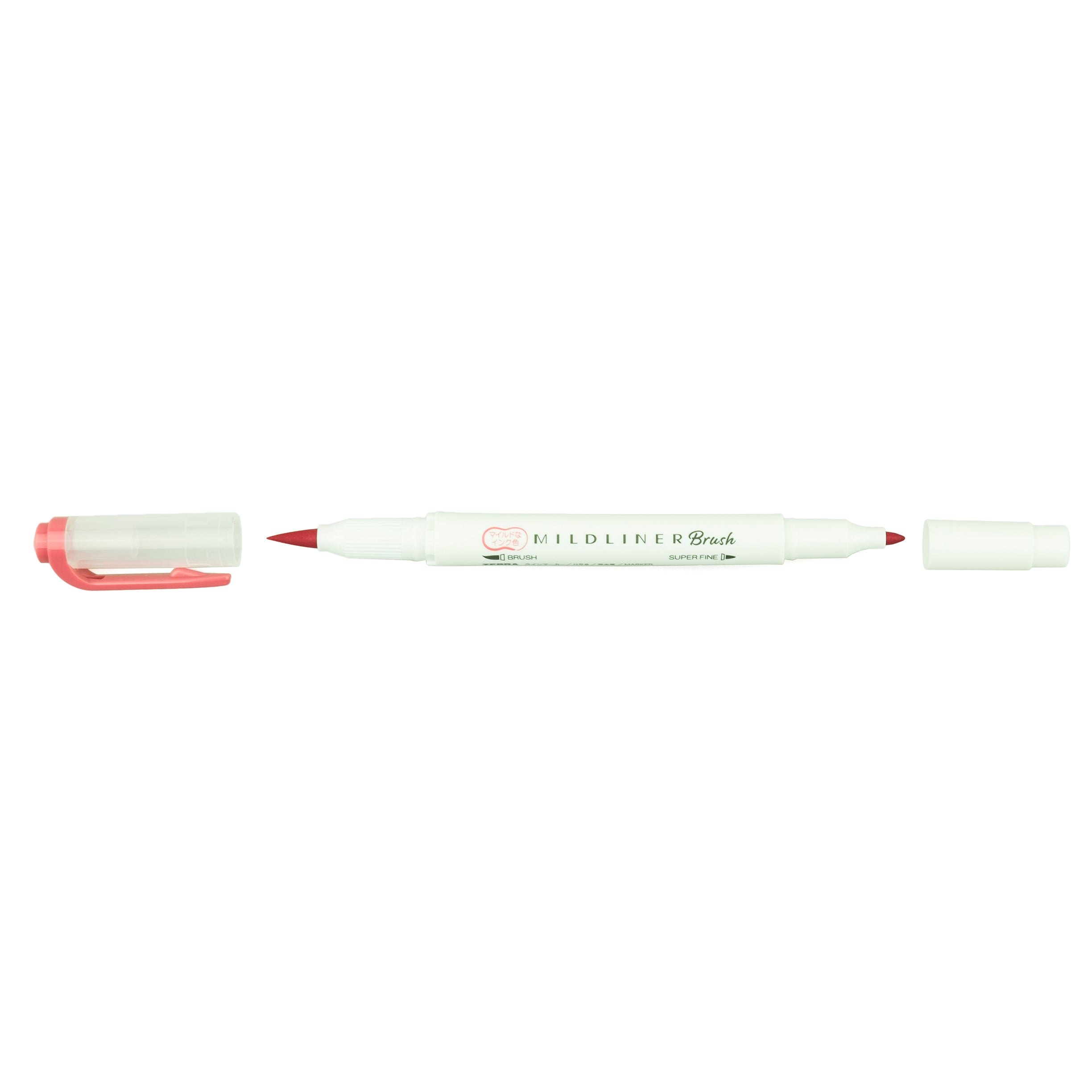 Zebra Mildliner Double-Ended Brush Pen Magenta