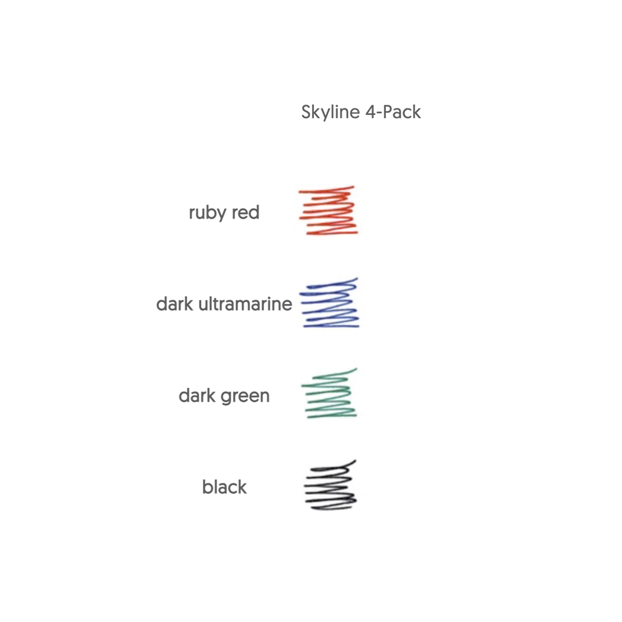 Marabu Graphix Colour Fineliners, Skyline Set of 4